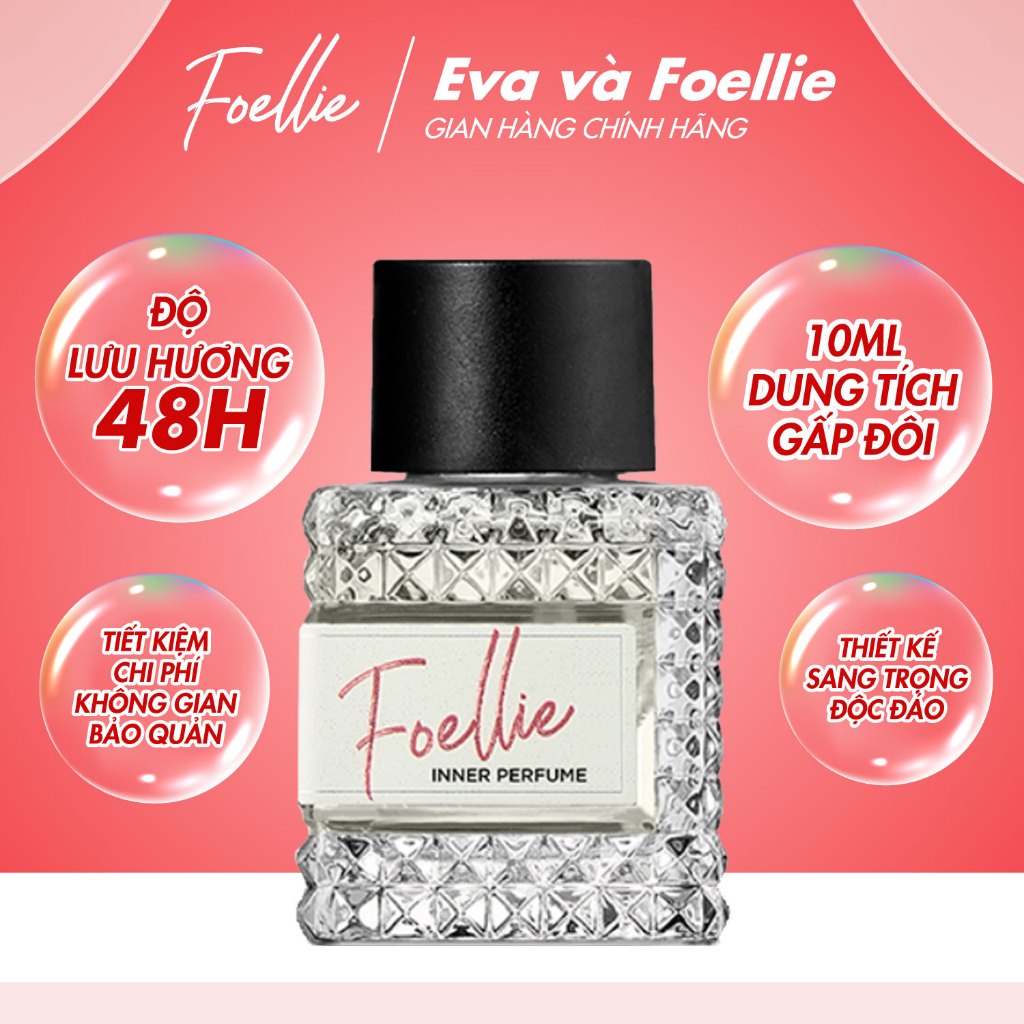 Nước Hoa Vùng Kín FOELLIE Hàn Quốc, Lưu Hương Cực Lâu, Chăm Sóc Da, Giúp Se Khít Vùng Nhạy Cảm 5ml 10ml