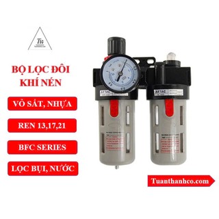 Bộ lọc đôi khí nén tách nước ren 21 hiệu airtac bfc4000