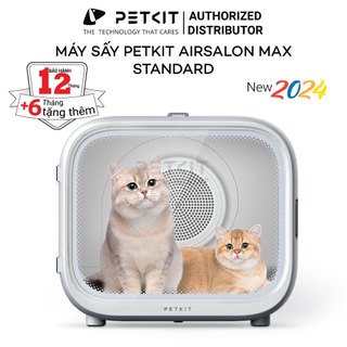 Lồng sấy lông chó mèo petkit airsalon max cao cấp, máy sấy nhanh, mượt lông