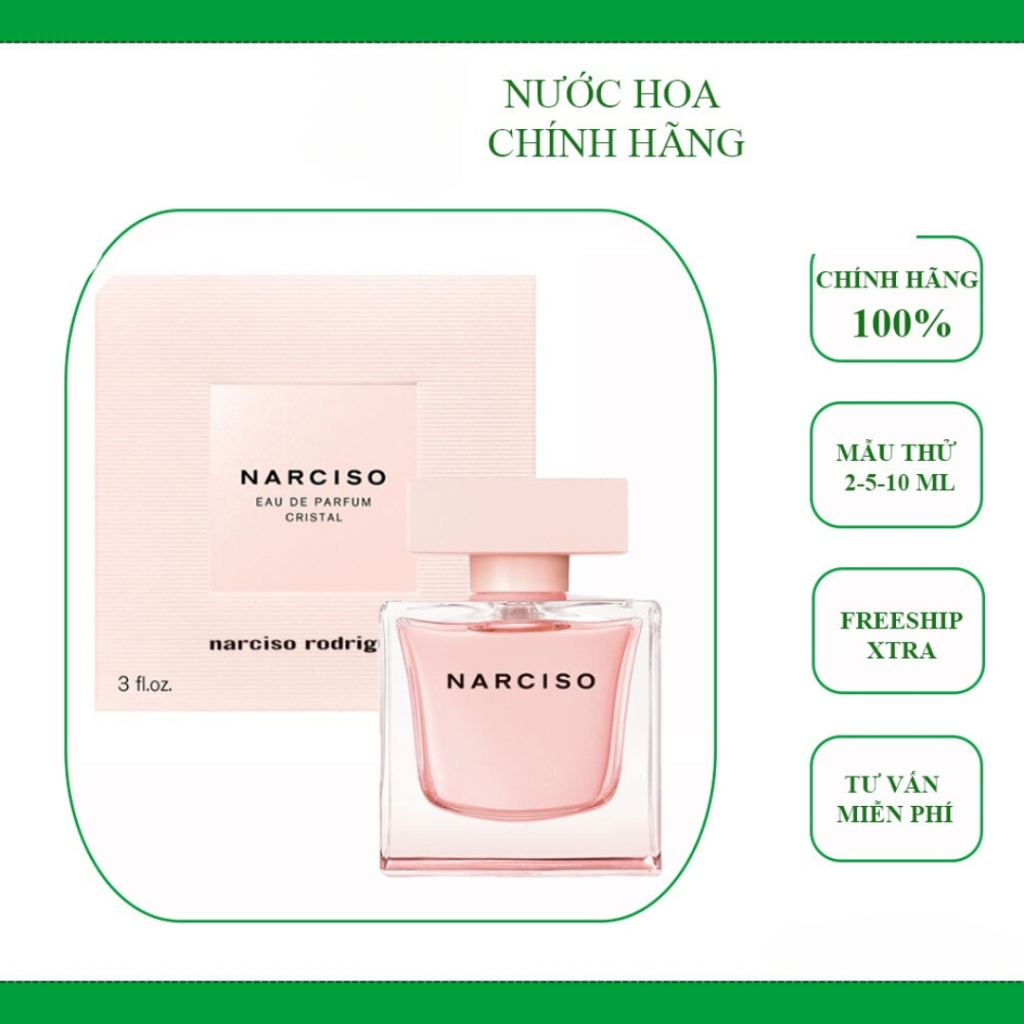 Nước hoa Nữ Narciso Rodriguez Cristal EDP (Mẫu thử)