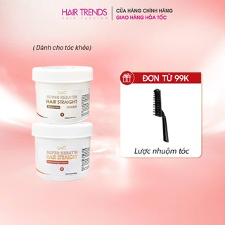 [DUỖI THƠM] Thuốc duỗi tóc KAMI,thuốc ép tóc siêu dưỡng keratin phục hồi tóc tại nhà không cần định hình (Size nhỏ)