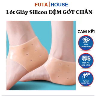 Lót giày silicon đệm gót chân mềm bảo vệ gót chân
