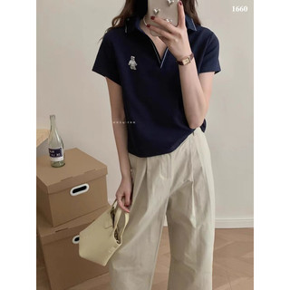 Áo polo nỉ da cá