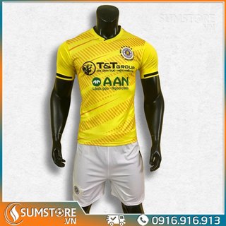 Quần Áo Bóng Đá Hà Nội T&T Vàng - Đồ Đá Banh 2024