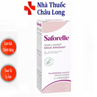 [Nội Địa Pháp] Dung dịch vệ sinh Saforelle 250ml - Dung dịch vệ sinh dành cho phụ nữ của Pháp