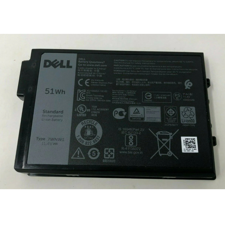 ⚡Pin Laptop Dell Latitude 7424 5424 5420 Rugged Notebook 0DMF8C 6NNCF 7WNW1 451-BCHV DMF0C DMF8C DP3