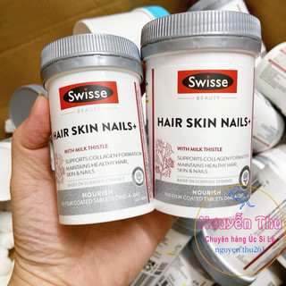 Viên uống móng tóc da swisse hair skin nails úc lọ 60 viên, 100 viên