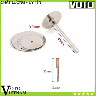 Lưỡi cắt, đĩa cắt mini, cán 3mm đa năng dùng cho máy khoan cầm tay Voto (lẻ size)
