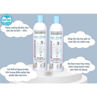Xịt Khoáng Evoluderm Pháp 400ml (Hóa đơn đỏ)