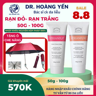 Nhập khẩu công ty - kem chống rạn da strianix-p 50g phòng và làm mờ rạn đỏ - rạn trắng - bs yến
