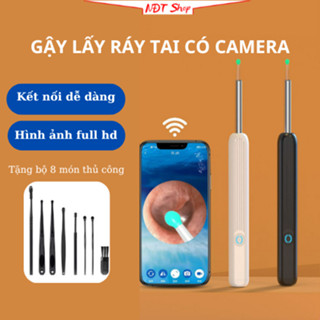 Bộ lấy ráy tai có gắn camera ndt006a, cây lấy ráy tai có camera đa năng thông minh thế hệ mới NE3