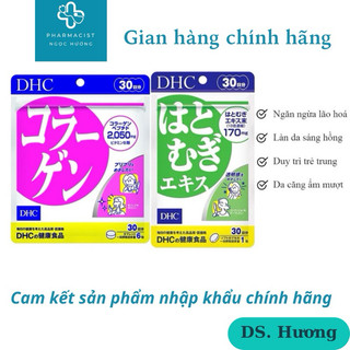 Combo viên uống trắng da chống lão hoá dhc nhật bản gồm collagen dhc 30 ngày & trắng da dhc 30 ngày