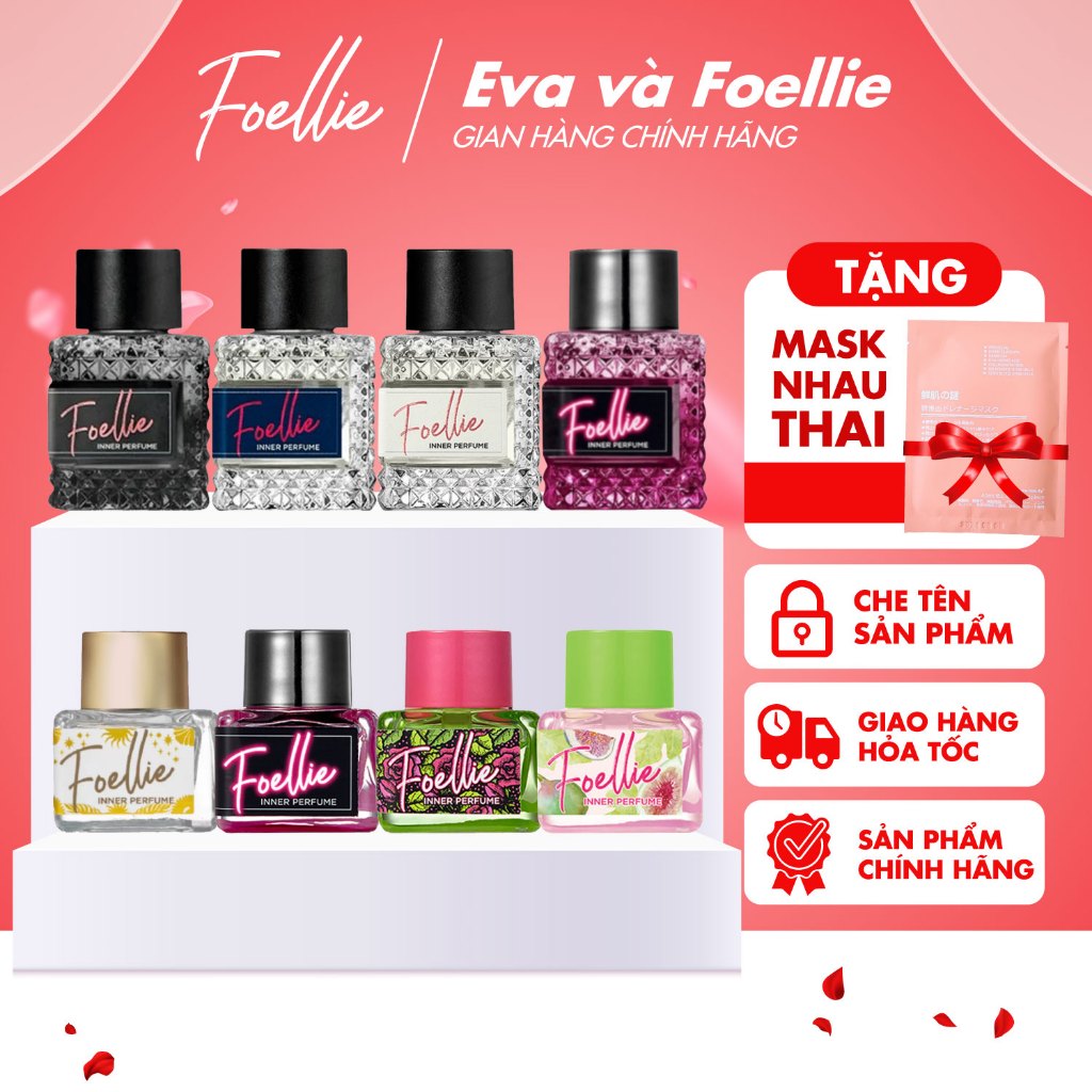 Nước Hoa Vùng Kín FOELLIE Hàn Quốc, Giúp Khử Mùi Thơm Tho, Lôi Cuốn, Se Khít Vùng Nhạy Cảm, Dành Cho Mọi Loại Da
