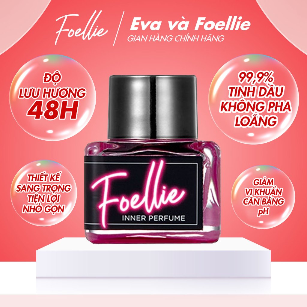 Nước Hoa Vùng Kín FOELLIE Hàn Quốc, Giúp Khử Mùi Thơm Tho, Lôi Cuốn, Se Khít Vùng Nhạy Cảm, Dành Cho Mọi Loại Da