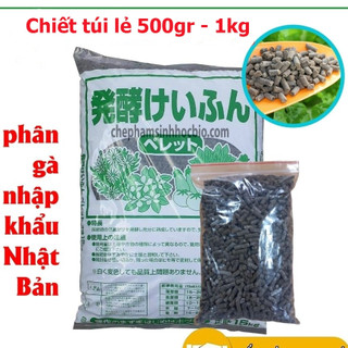 Phân bón hữu cơ: Phân gà nhập khẩu Nhật Bản gói 500gr - 1kg