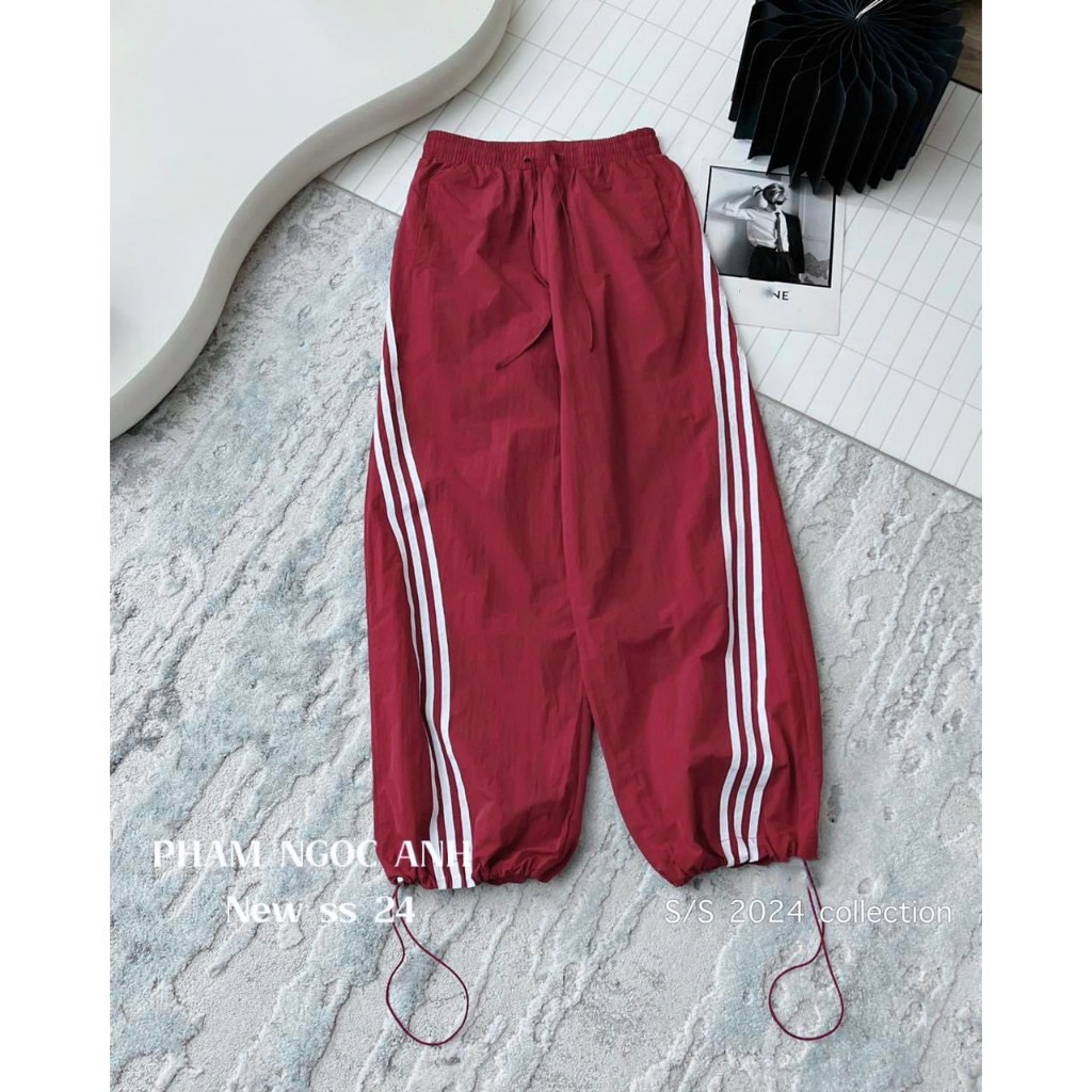 Quần Dài Adidas 3 Sọc Nữ Chất Gió Cao Cấp D063