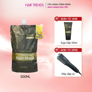 [Tặng tuýp nhỏ] Ủ tóc-Dầu hấp phục hồi tóc collagen siêu dưỡng hương nước hoa KAMI chính hãng (500ml)