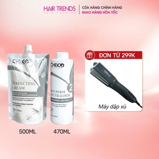 (CHÍNH HÃNG) Thuốc uốn tóc collagen thông minh CHIKO (Cặp)