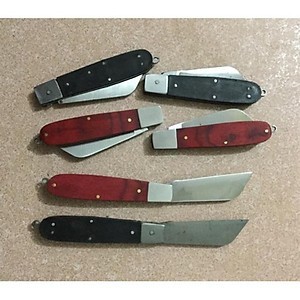 Bộ dao ghép cây cán gập & giấy ghép cây tự hủy 3cm - dụng cụ làm vườn đẹp