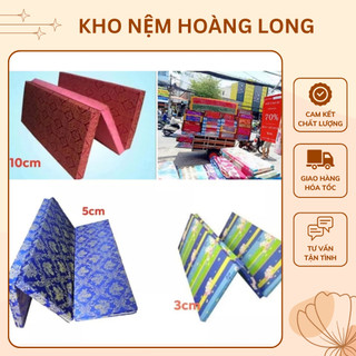 Nệm pe korea gấp 3 đủ các size - đệm gấp cao cấp tiện lợi, thoáng mát