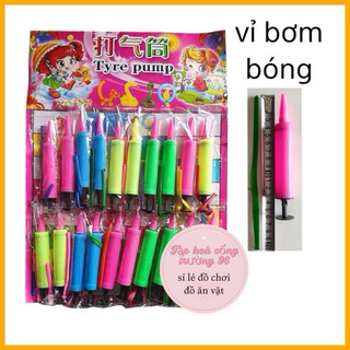 Vỉ 20 bộ bơm bóng piston cho bé đồ chơi tuổi thơ