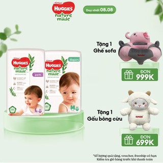 (QUÀ TẶNG KHÔNG BÁN) Quà tặng bỉm Huggies made, Tràm Trà, Skin Perfect Gấu Bông, Ghế Sofa, Khăn ướt