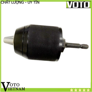 Đầu kẹp mang ranh kẹp mũi khoan auto lock 13mm Voto bằng kim loại (kèm chuôi lục giác)