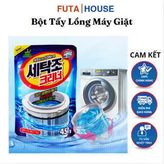 Bột tẩy lồng máy giặt vệ sinh máy giặt hàn quốc loại 450g