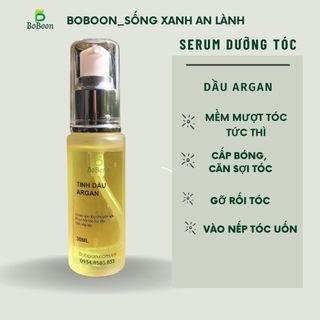 Serum dưỡng tóc argan, dầu dưỡng tóc phục hồi tóc uốn Boboon