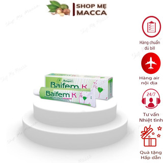Gel Baifem K Herbapol giảm kích ứng, dị ứng, côn trùng cắn muỗi, kiến ba khoang, chàm, hăm, mề đay