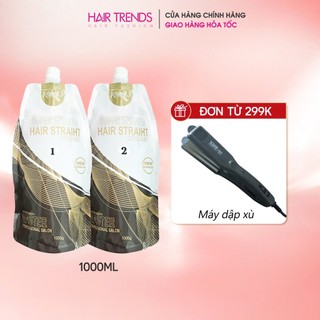 (CHÍNH HÃNG) Thuốc duỗi tóc siêu dưỡng keratin KAMI-thuốc ép tóc phục hồi tại nhà và cho salon tóc (Size lớn)
