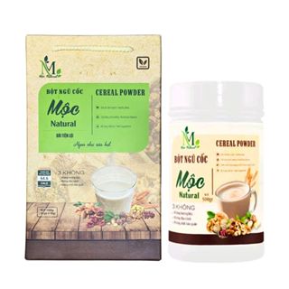 Bột Ngũ Cốc Mộc Natural Hũ 500g và Hộp 1000g (50 gói x 20g)Thực Phẩm Hỗ Trợ Bổ Sung Dinh Dưỡng Ngũ Cốc & Yến Mạch