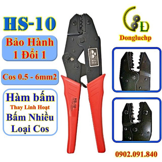 Kìm bấm cos Pro-KBC150 đa năng, kiềm bóp cốt, kềm ép đầu cosse dây điện từ 0.5mm2 đến 6mm2