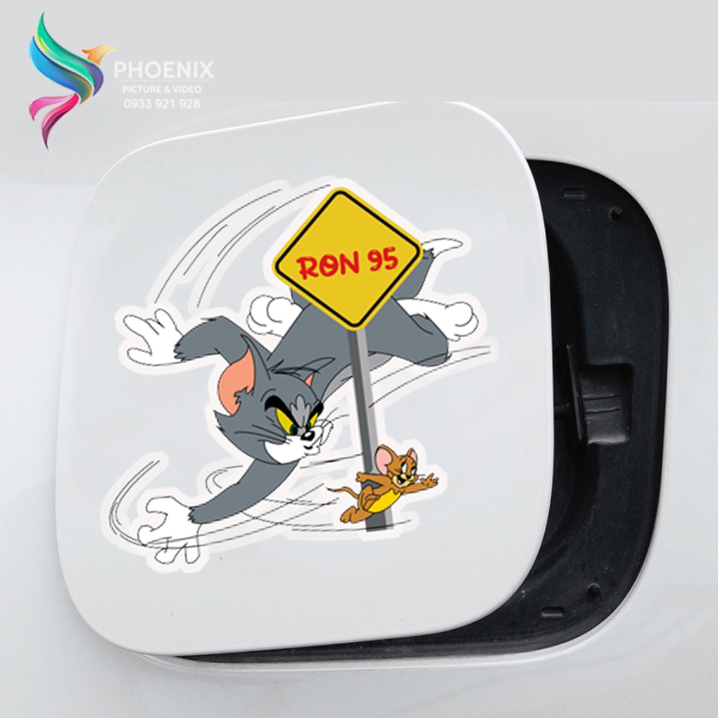 Tem Nhựa Dán Đổ Dầu , Đổ Xăng , Dán Nắp Bình Xăng , Bình Dầu , Chú Ý Đổ Xăng A95