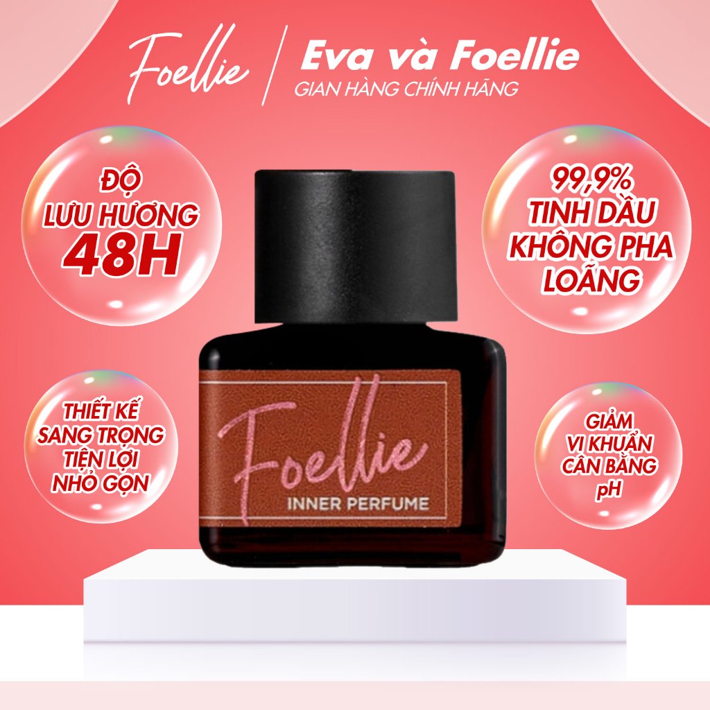 [ COMBO ] Nước Hoa Vùng Kín FOELLIE Hàn Quốc, Mùi Hương Nhẹ Nhàng, Ngừa Viêm Nhiễm, Se Khít Tốt 5ml 10ml