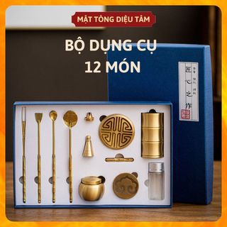 Bộ dụng cụ xông trầm hương, tạo hình trầm bột