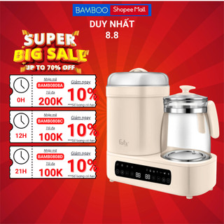 Máy tiệt trùng sấy khô hâm nước pha sữa Fatzbaby Multimax 8 FB9022BK