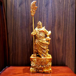 Tượng quan công gỗ huyết long