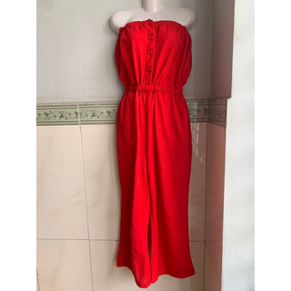 pass jumpsuit ống cúp ngực 2hand