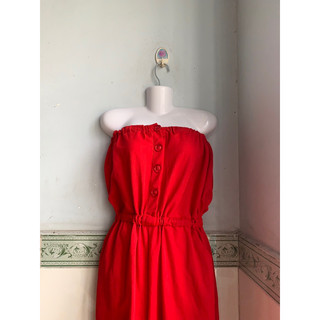 pass jumpsuit ống cúp ngực 2hand