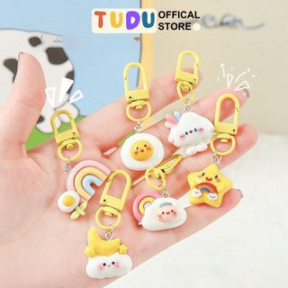 Keychain Móc Khóa Dễ Thương Móc Treo Balo Nhiều Hình Ngộ Nghĩnh Tudu