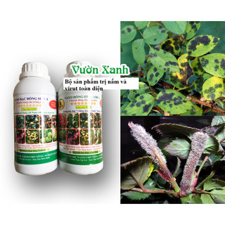 Combo Nano Bạc Đồng Super- Nano Đồng Oxyclorua trừ bệnh nấm virut toàn diện