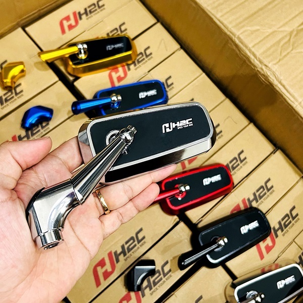 [Gương Trái Chuân Xịn] Gương Chiếu Hậu Kiểu H2C Gương Kiểu H2C Chân Ngắn Cho Tất Cả Loại Xe