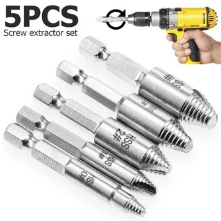 Bộ mũi tháo vít gãy chuôi lục giác 1/4 gắn máy khoan pin cầm tay