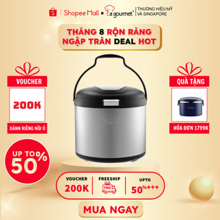 Nồi ủ giữ nhiệt cao cấp La gourmet 5L - 207807 (tiết kiệm thời gian, bảo toàn dinh dưỡng)