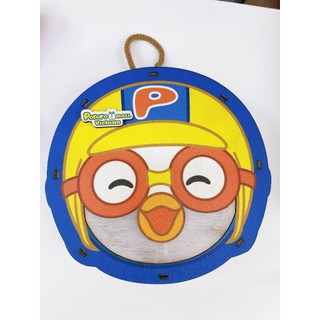 Lồng đèn trung thu bằng gỗ hình pororo cho bé