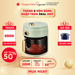 Nồi chiên không dầu khay thủy tinh cao cấp La goumet 4L