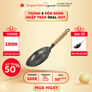 Chảo gang đúc công nghệ mới La gourmet Nitrigan™ 24cm cạn - 367501
