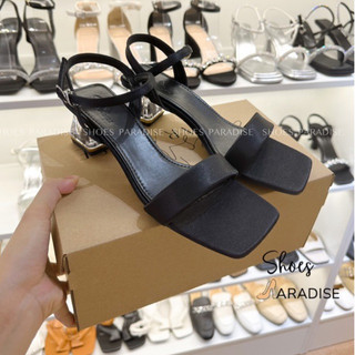 Giày sandal cao gót quai ngang 5p giày gót vuông shoes paradise sh040