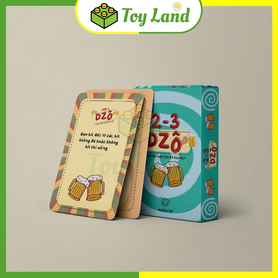 [Drinking] Bài 2-3 Dzô 35 Lá Bài Ăn Nhậu Uống Bia Trò Chơi Nhóm Bạn Tụ Họp Thẻ Bài - Toy Land